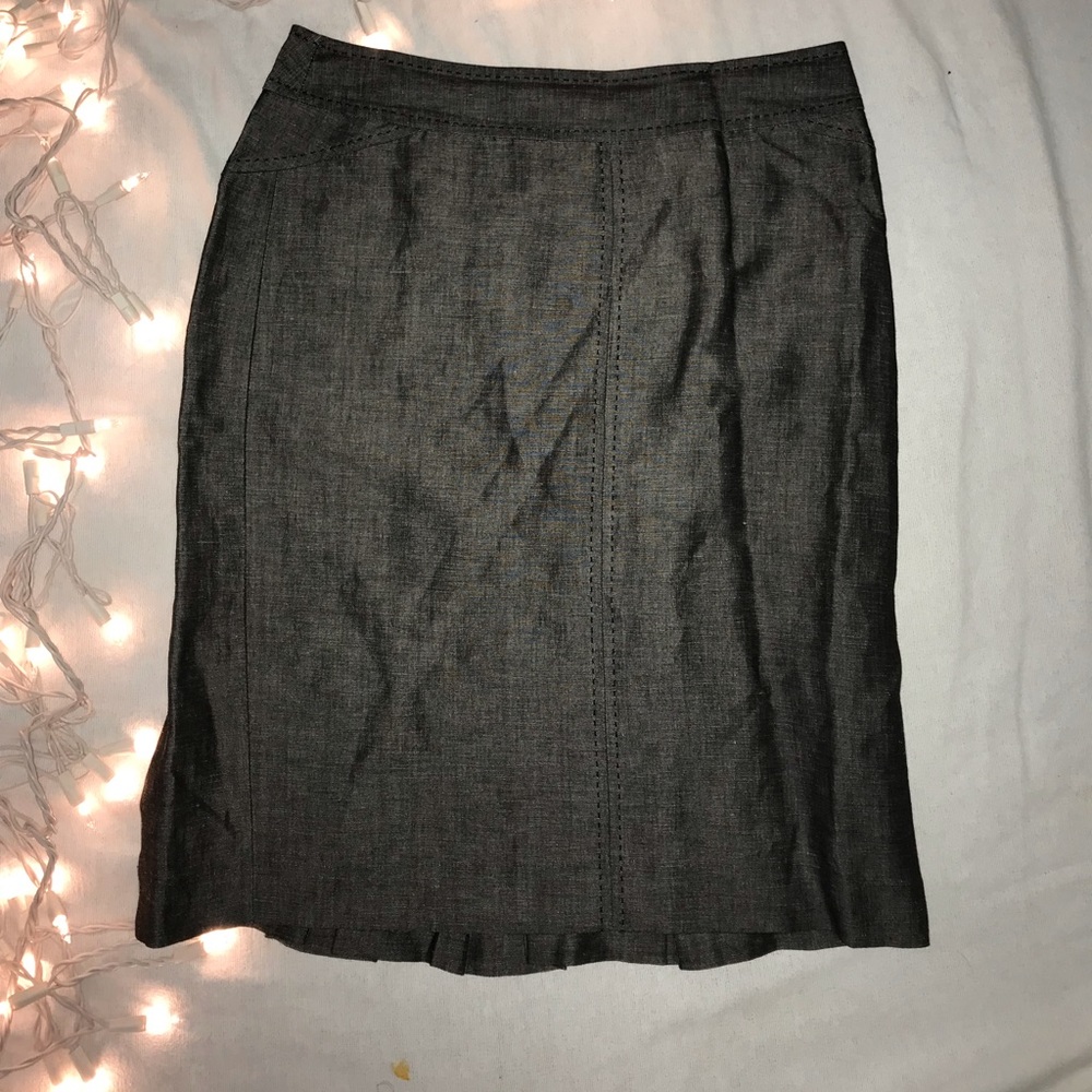 Loft grey skirt